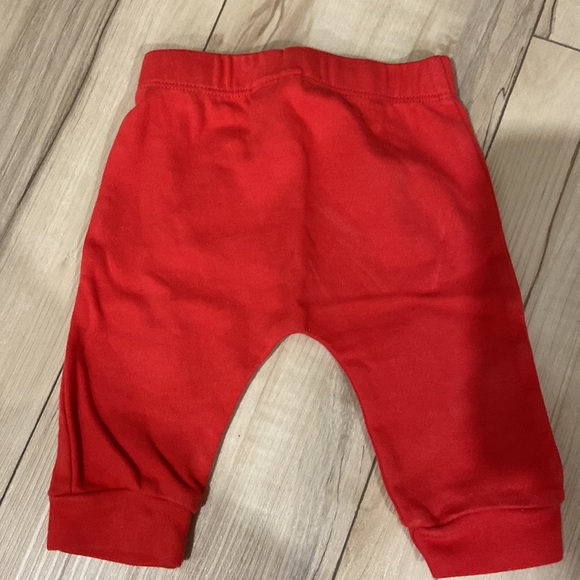 First Impressions 3-6m Reindeer onesie and matching red bottoms - Picture 5 of 5